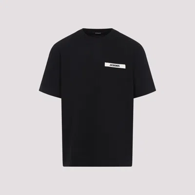 Jacquemus Kids'  Classic Grit T-shirt For Men In Black