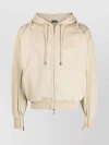 JACQUEMUS CLAY ORGANIC COTTON HOODED SWEATER
