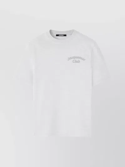 JACQUEMUS CLUB T-SHIRT SHORT SLEEVES