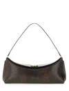 Jacquemus Le Calisson Crocodile-effect Leather Shoulder Bag In Brown