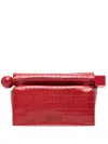 Jacquemus The Rond Carré Clutch In Red