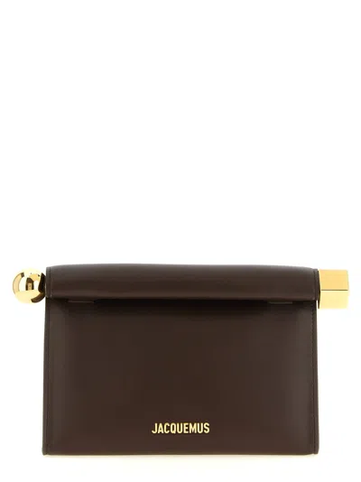 Jacquemus Clutch In Brown
