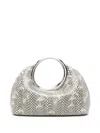 Jacquemus Small Calino Snake-embossed Leather Top Handle Bag In Brown
