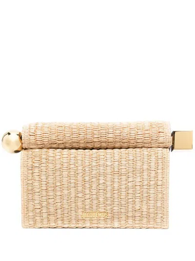 Jacquemus Clutches In Natural Black
