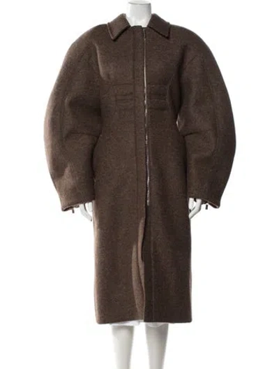 Pre-owned Jacquemus Coat In Brown