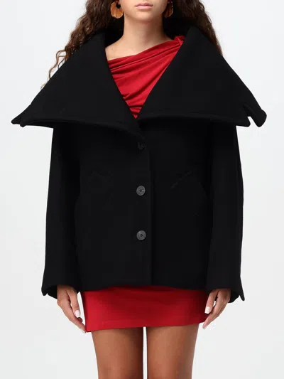 JACQUEMUS COAT JACQUEMUS WOMAN COLOR BLACK,F93334002