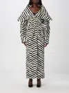 Jacquemus Caruso Zebra-jacquard Cotton Coat In Gestreift