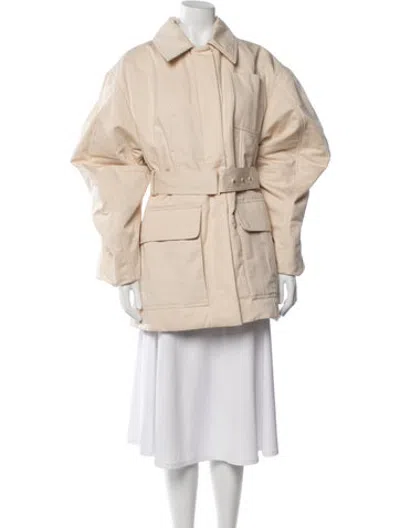 Pre-owned Jacquemus Coat In Neutrals
