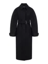 Jacquemus Long-sleeved Coat In Black