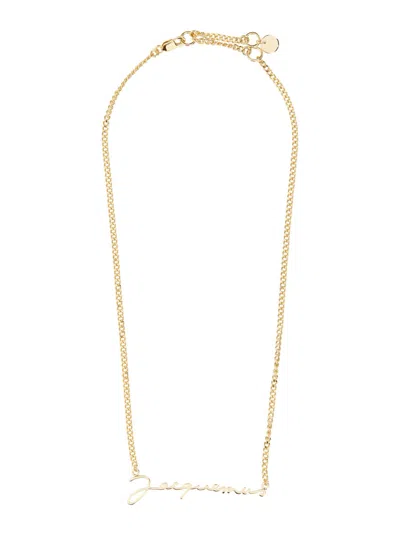 Jacquemus Collana Con Logo