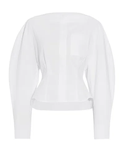 Jacquemus Collar Shirt In White