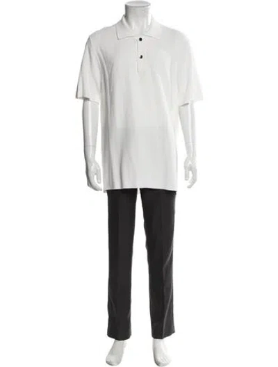 Pre-owned Jacquemus Collar Short Sleeve Polo Shirt In Neutral