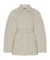 Jacquemus Women Le Blouson Bari Down Jacket In Nude