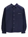Jacquemus La Chemise Boulanger Padded Overshirt In Blue