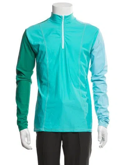 Pre-owned Jacquemus Colorblock Pattern Performance Jacket W/ Tags In Blue