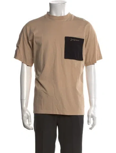 Pre-owned Jacquemus Colorblock Pattern Short Sleeve Shirt In Neutral
