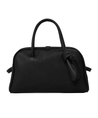Jacquemus Compact Handbag In Black