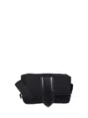 Jacquemus Compact Nylon Messenger Bag With Adjustable Shoulder Strap In Black