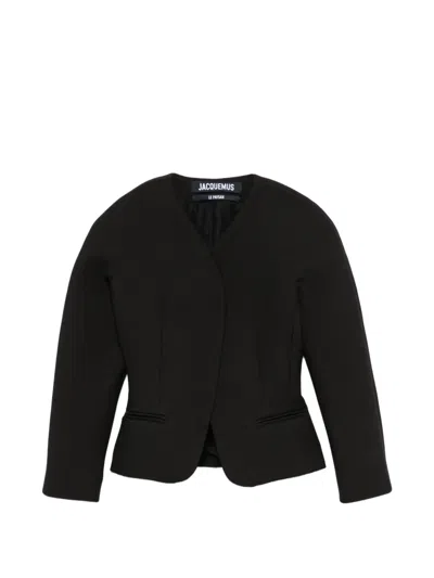 Pre-owned Jacquemus Concealed-fastening Jacket In Black