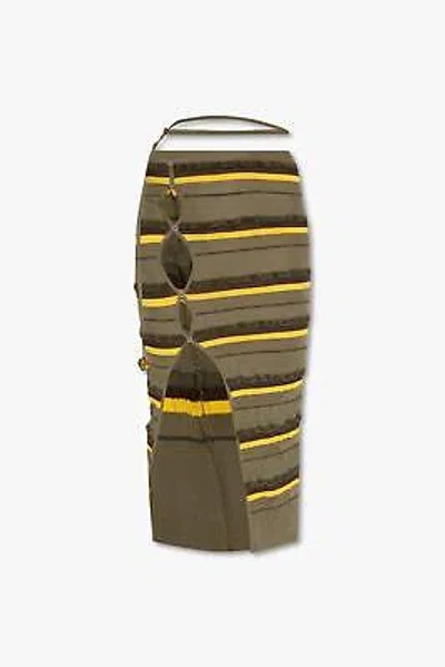 Pre-owned Jacquemus 'concha' Pencil Skirt In Green