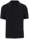 JACQUEMUS JACQUEMUS CONTRAST KNITTED POLO SHIRT