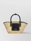 Jacquemus Le Petit Panier Soli Interwoven Tote Bag