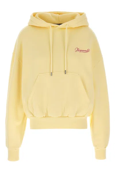 Jacquemus 'corto' Hoodie In Yellow