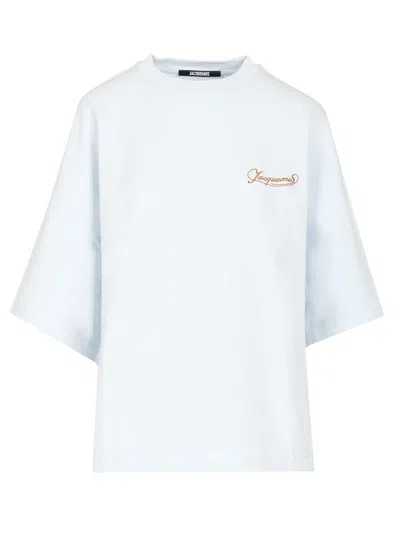 Jacquemus Corto T-shirt In Blue