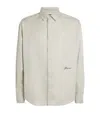 Jacquemus Cotton '50s Logo Simon Shirt In Neutral