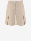 Jacquemus Men's Le Cargo Bermuda Shorts In Beige