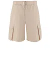 Jacquemus Men's Le Cargo Bermuda Shorts In Neutrals