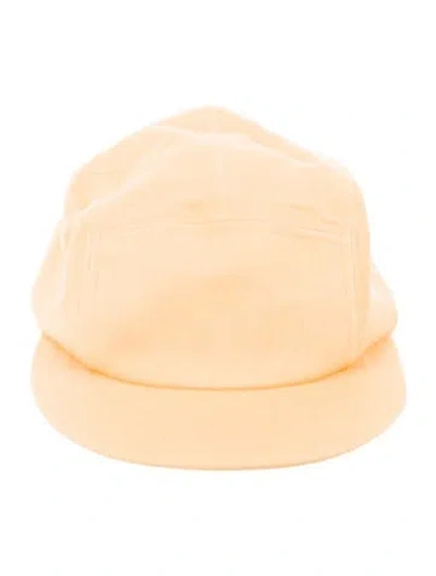 Pre-owned Jacquemus Cotton Baseball Hat W/tags In Yellow