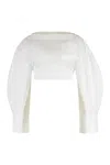 Jacquemus Cotton Blouse In White