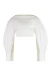 Jacquemus Cotton Blouse In White