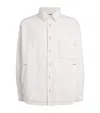 Jacquemus Cotton Boulanger Overshirt In Neutral