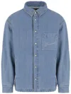 Jacquemus Cotton Boulanger Shirt In Blue