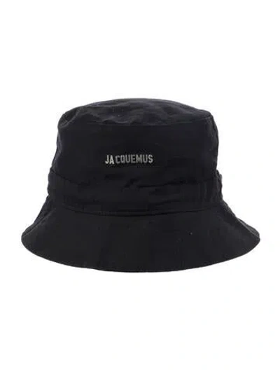 Pre-owned Jacquemus Cotton Bucket Hat In Black