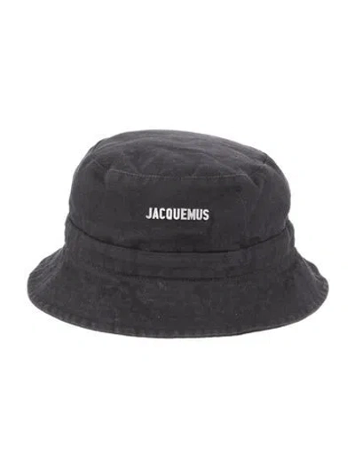 Pre-owned Jacquemus Cotton Bucket Hat In Black