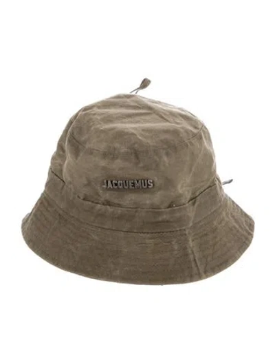 Pre-owned Jacquemus Cotton Bucket Hat In Green