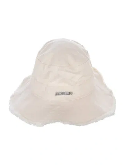 Pre-owned Jacquemus Cotton Bucket Hat In Neutral