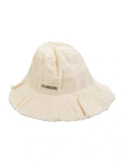 Pre-owned Jacquemus Cotton Bucket Hat In Neutral