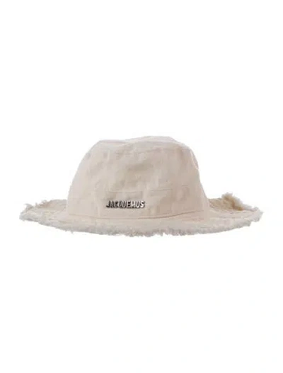 Pre-owned Jacquemus Cotton Bucket Hat In Neutrals