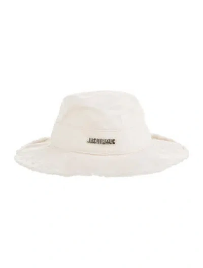 Pre-owned Jacquemus Cotton Bucket Hat In Neutrals
