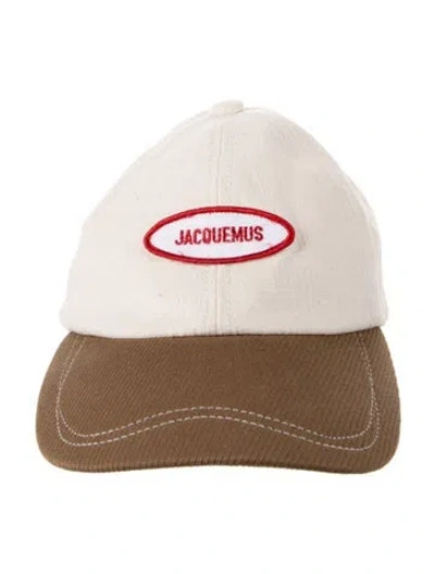 Pre-owned Jacquemus Cotton Cap In Neutrals