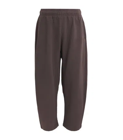 Jacquemus Cotton Corso Sweatpants In Brown