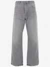 JACQUEMUS COTTON DENIM JEANS