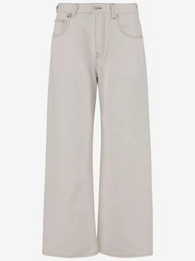 Jacquemus Cotton Denim Jeans In White