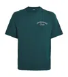 Jacquemus Mens Club Dark Green Embroidered-print Long-sleeve Cotton Shirt In Green