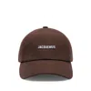 Jacquemus Men La Casquette Gadjo Cap In Brown