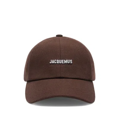 Jacquemus Men La Casquette Gadjo Cap In Brown